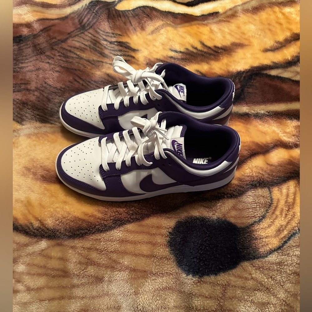 Court Purple dunks / Sz10 Men/ Great Condition / Worn once